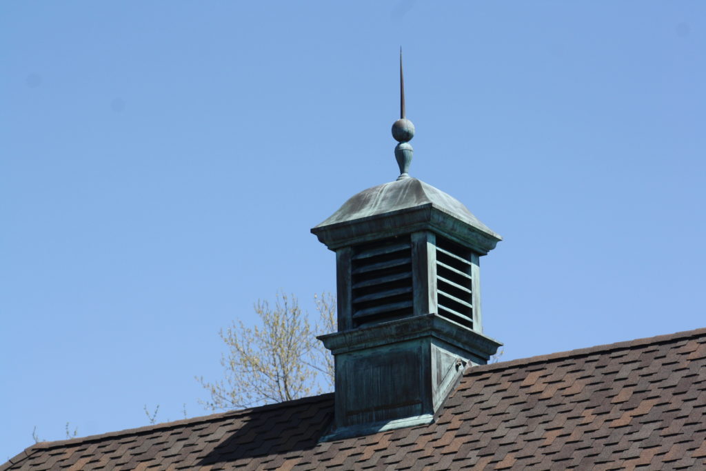 Installed Patinated Cupola