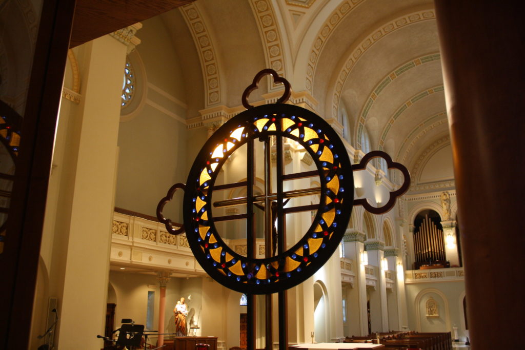 Leaded glass ring at Sisters of St. Benedict #2
