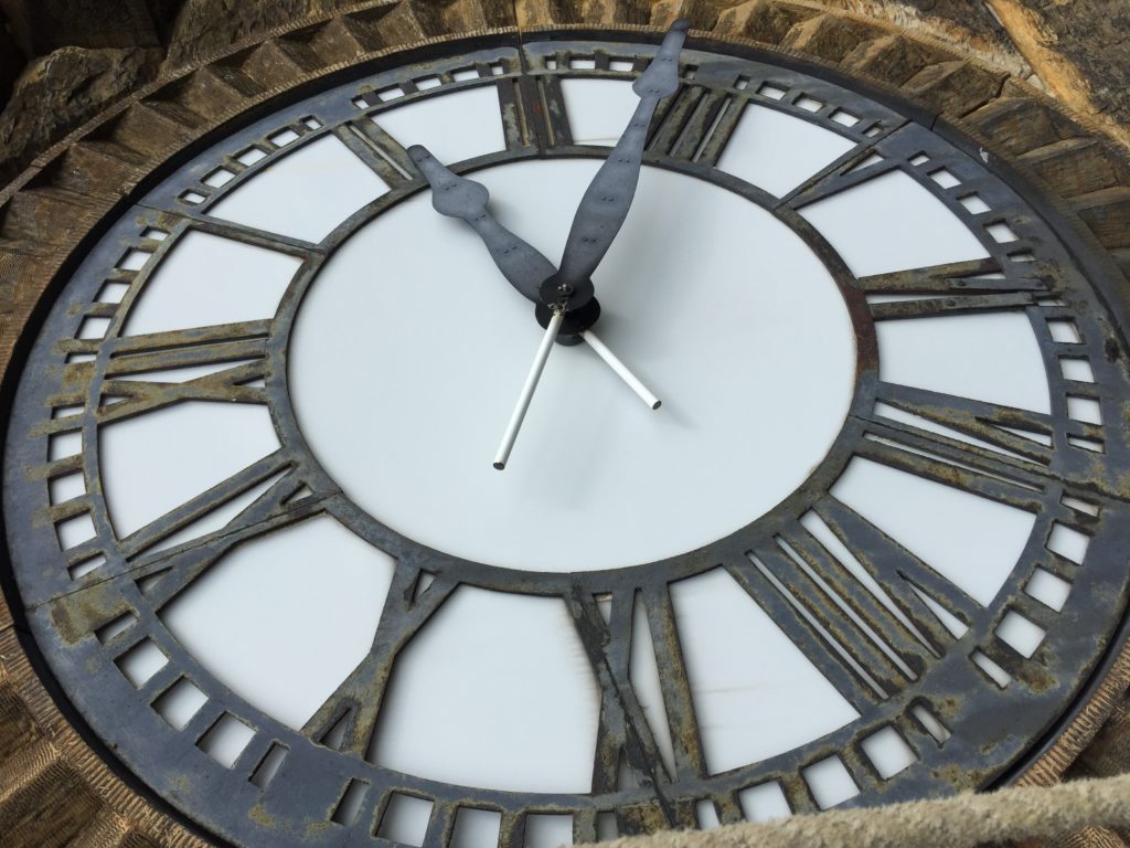 Saint Meinrad Archabbey tower clock #2