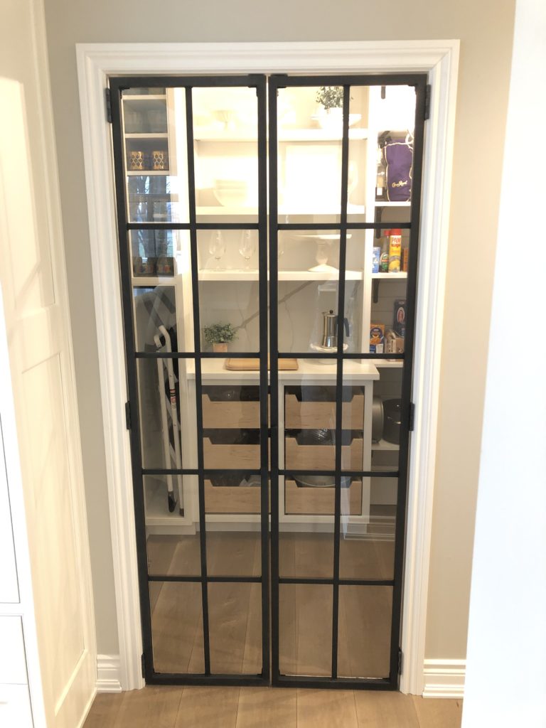 Custom Fabricated
Steel Pantry Doors
